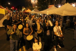 Sirelo Leads Drum Parade All About Downtown Fair 2013